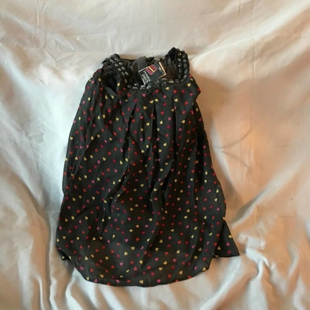Pumpkin Patch Heart Print Girl's Dress